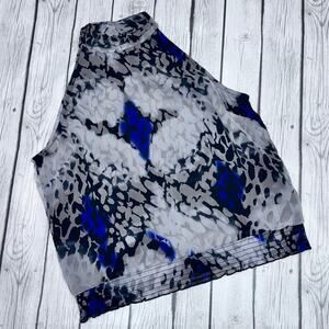 Cato Sleeveless High Neckline Dress Shirt Size XLg